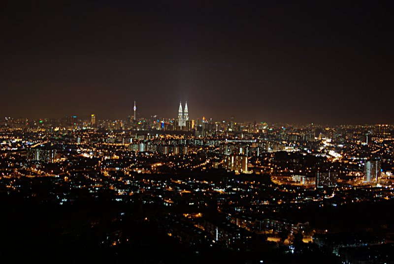 Kuala Lumpur at night