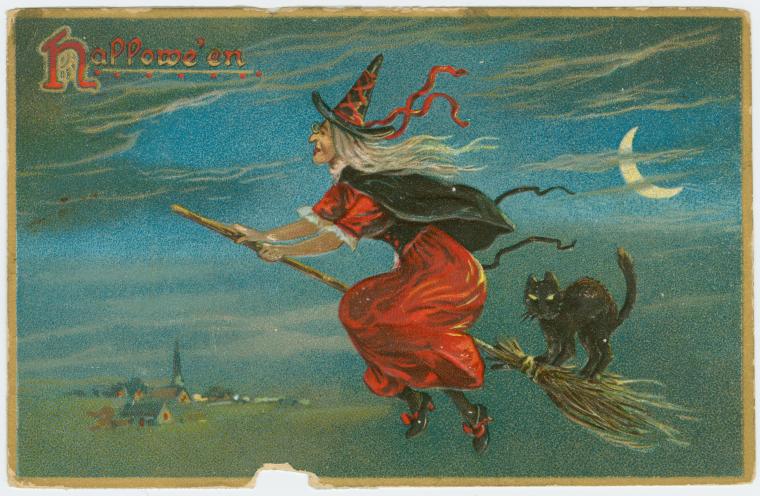 Old Halloween Card