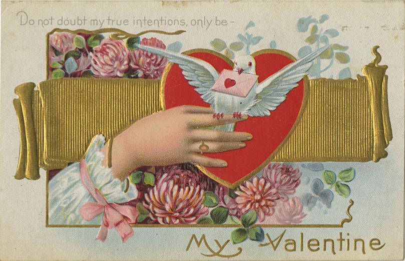My Valentine postcard