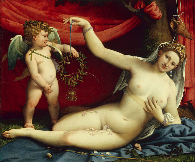 Venus & Cupid by Lotto