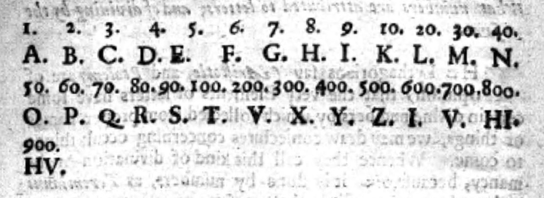Agrippan Numerology Table, Public domain, via Wikimedia Commons